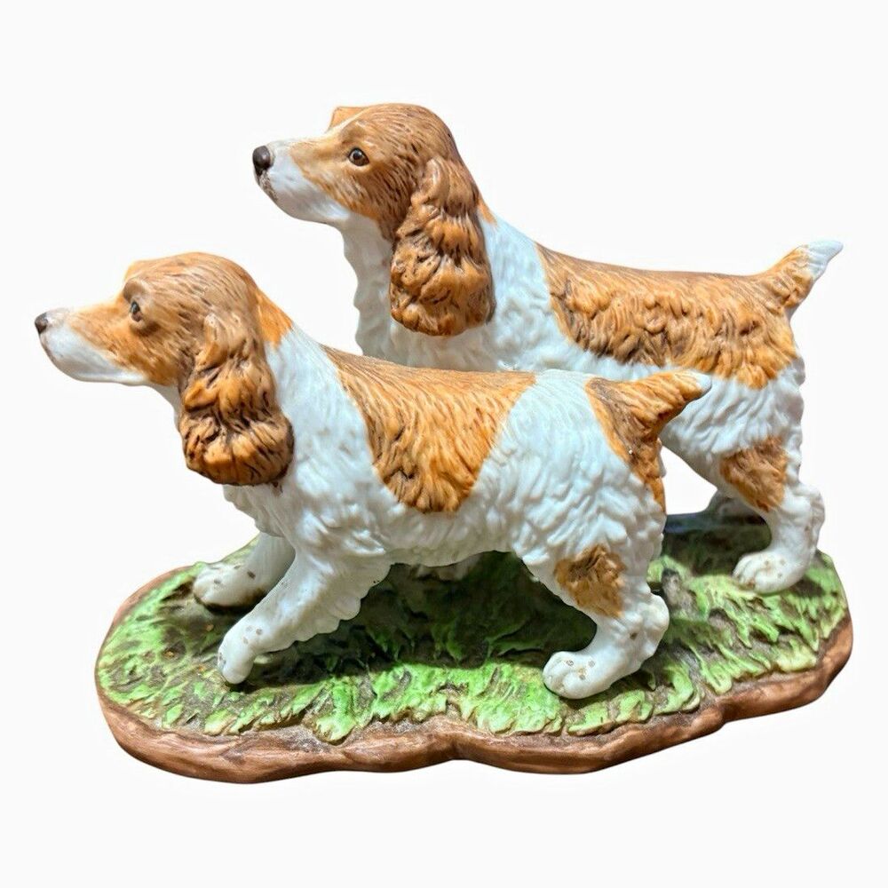 Home Interiors & Gifts Endearing Companions Painted Ceramic Dog Figurine 2001